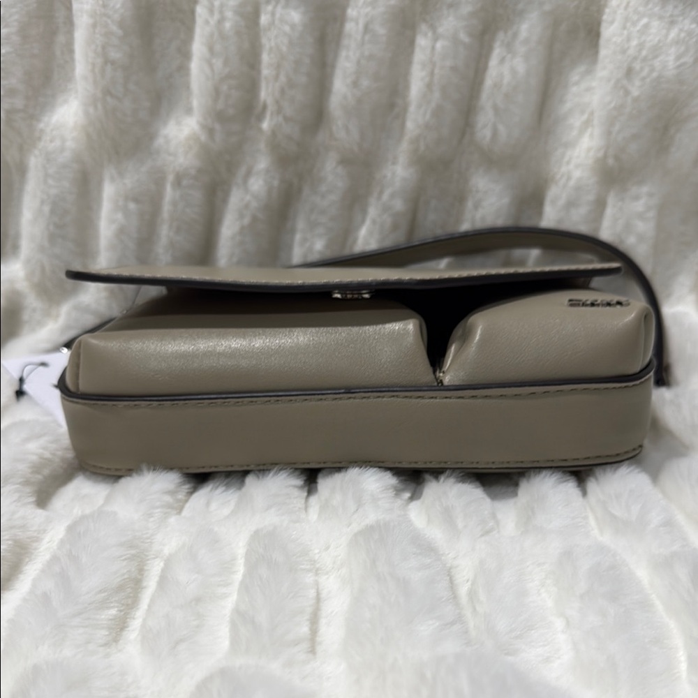 PRICE IS FIRM - DKNY Tan Crossbody Bag with Adjustable Strap - Picture 5 of 7